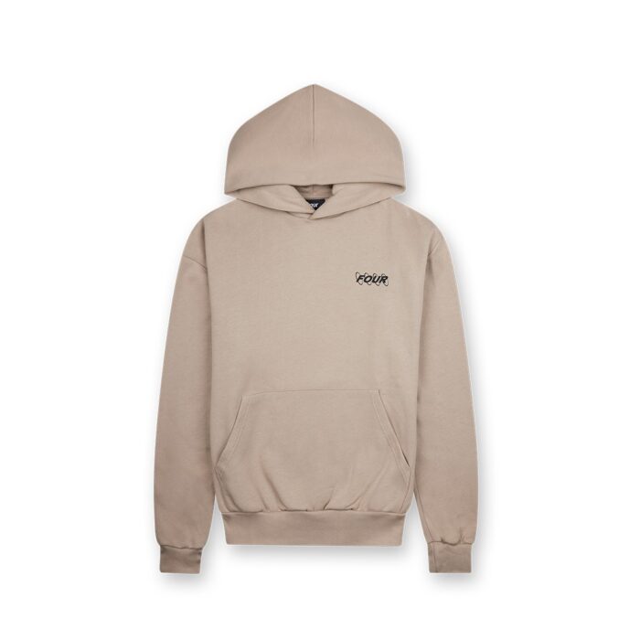 Athletics Embroidered Relaxed Hoodie - Light Gray - Hình ảnh 2