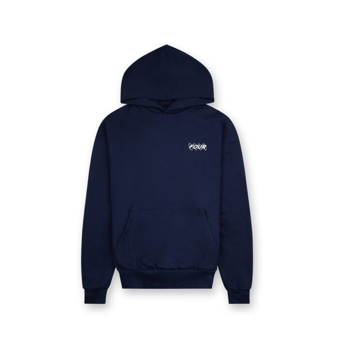 Athletics Embroidered Relaxed Hoodie - Light Gray - Hình ảnh 3