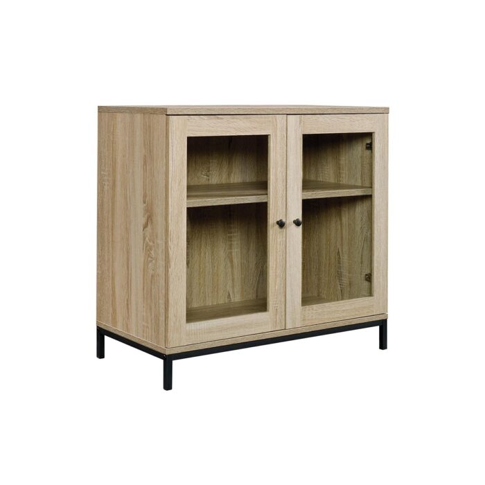 Solid Wood Rattan Tv Unit – Natural Finish - Hình ảnh 2